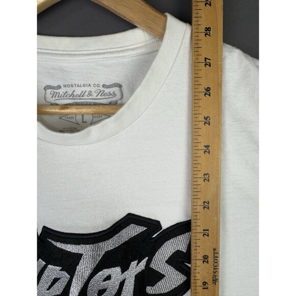 Vintage Y2K Mitchell And Ness NBA x Toronto Raptors Stitched Dino Logo Rare Art - Picture 16 of 16